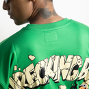 Loose Fit Oversized T-Shirt | Wrecking Bob - Green Apple | Unisex