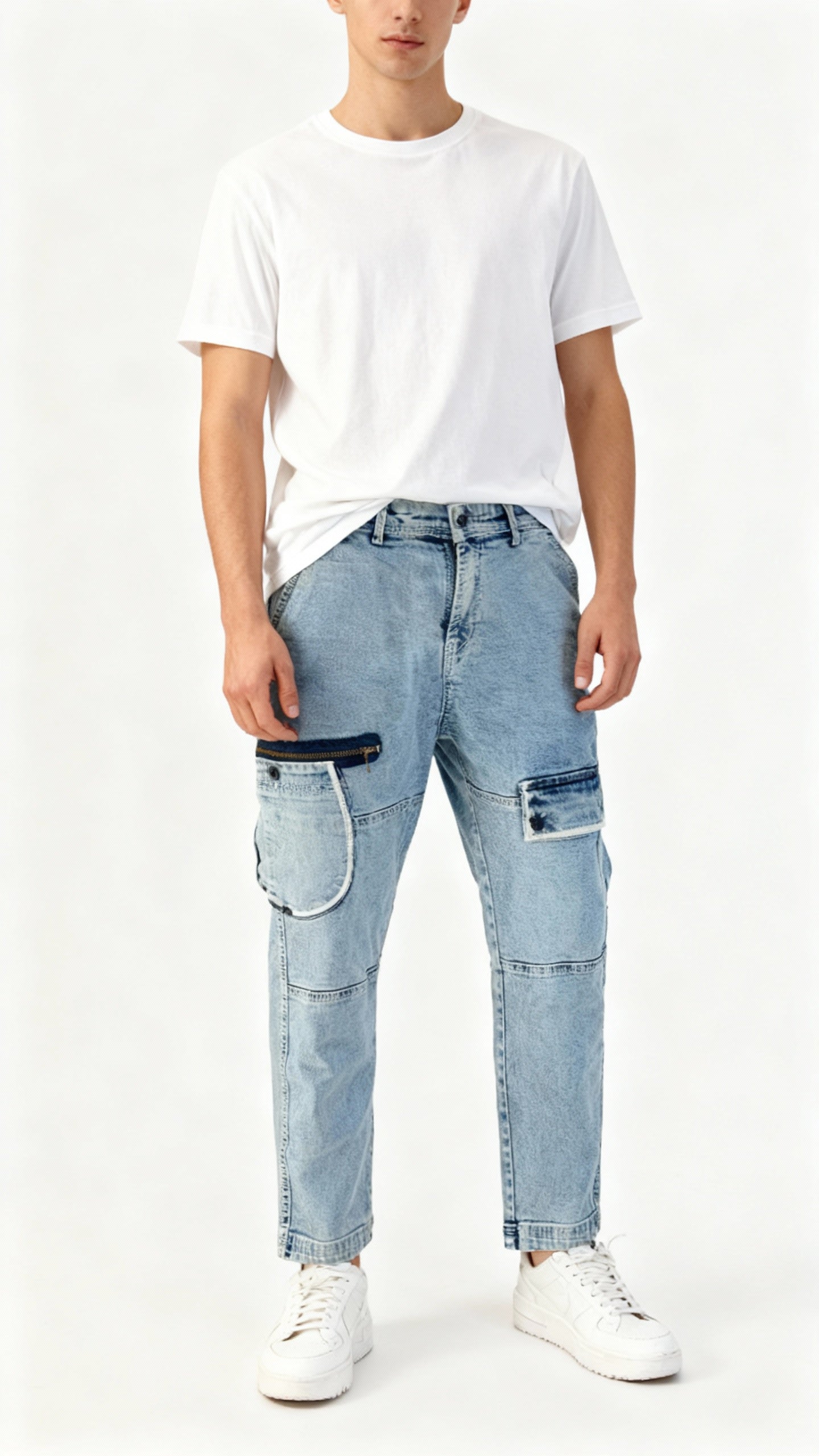 Denim Cargo - Blue Anamoly | Unisex