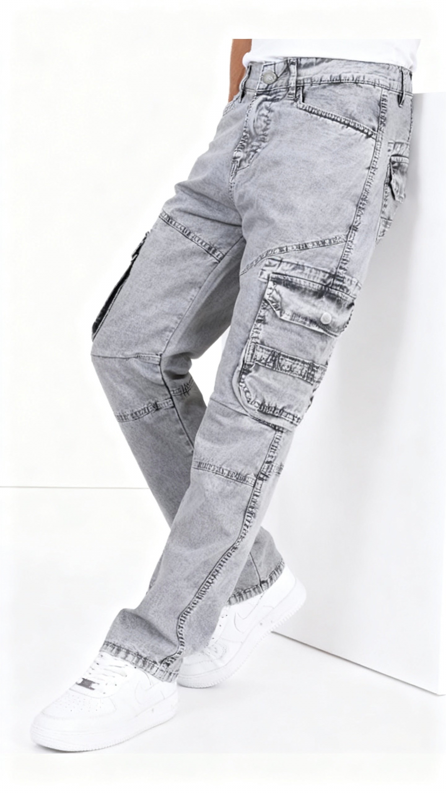 Denim Cargo - Grey | Unisex
