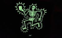 Glow in the Dark Skeleton Oversized T-Shirt